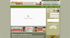 Desktop Screenshot of californiablinds.com